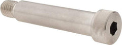Made in USA - 3/4" Shoulder Diam x 3-1/4" Shoulder Length, 5/8-11 UNC, Hex Socket Shoulder Screw - 300, 18-8 Stainless Steel, Uncoated, 1/2" Head Height x 1" Head Diam - Apex Tool & Supply