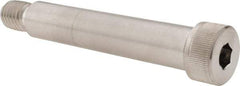 Made in USA - 3/4" Shoulder Diam x 3-3/4" Shoulder Length, 5/8-11 UNC, Hex Socket Shoulder Screw - 300, 18-8 Stainless Steel, Uncoated, 1/2" Head Height x 1" Head Diam - Apex Tool & Supply