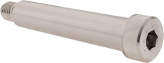 Made in USA - 1" Shoulder Diam x 5" Shoulder Length, 3/4-10 UNC, Hex Socket Shoulder Screw - 300, 18-8 Stainless Steel, Uncoated, 5/8" Head Height x 1-5/16" Head Diam - Apex Tool & Supply