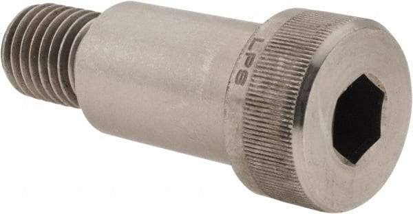 Value Collection - 1" Shoulder Diam x 1-1/2" Shoulder Length, 3/4-10 UNC, Hex Socket Shoulder Screw - 18-8 Stainless Steel, Uncoated, 5/8" Head Height x 1-5/16" Head Diam - Apex Tool & Supply