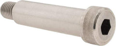 Value Collection - 1" Shoulder Diam x 3-1/2" Shoulder Length, 3/4-10 UNC, Hex Socket Shoulder Screw - 18-8 Stainless Steel, Uncoated, 5/8" Head Height x 1-5/16" Head Diam - Apex Tool & Supply