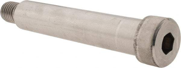 Value Collection - 1" Shoulder Diam x 5" Shoulder Length, 3/4-10 UNC, Hex Socket Shoulder Screw - 18-8 Stainless Steel, Uncoated, 5/8" Head Height x 1-5/16" Head Diam - Apex Tool & Supply