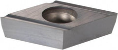 Ingersoll Cutting Tools - DCET32.50 GF Grade TT9020 Carbide Turning Insert - 55° Diamond, 3/8" Inscr Circle, 5/32" Thick, 0.008" Corner Radius - Apex Tool & Supply