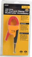 Fluke - Black/Red/Yellow Electrical Test Equipment Clamp - Use with 1577 Insulation Multimeters, Fluke 1587 - Apex Tool & Supply