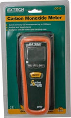 Extech - Audible Alarm, LCD Display, Carbon Monoxide (CO) Meter - Monitors Carbon Monoxide - Apex Tool & Supply