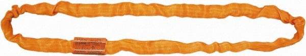 Lift-All - 25' Long x 6-1/8" Wide, 200,000 Lb Basket Capacity, Nylon, Aramid Web Sling - 160,000 Lb Choker Capacity, 3-3/4" Diam Chain, Orange - Apex Tool & Supply