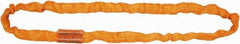 Lift-All - 15' Long x 4-7/8" Wide, 125,000 Lb Basket Capacity, Nylon, Aramid Web Sling - 100,000 Lb Choker Capacity, 3" Diam Chain, Orange - Apex Tool & Supply