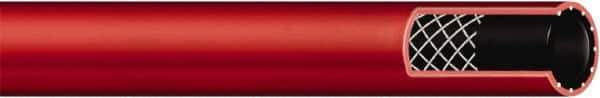 Continental ContiTech - 3/8" ID x 0.7" OD 50' Long Multipurpose Air Hose - MNPT x MNPT Ends, 300 Working psi, -40 to 190°F, 1/4" Fitting, Red - Apex Tool & Supply