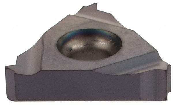 Iscar - 16ER External Right Hand 18 UN Laydown Threading Insert - Grade IC908, TiAlN Coated Carbide, 9.53mm Inscribed Circle - Apex Tool & Supply