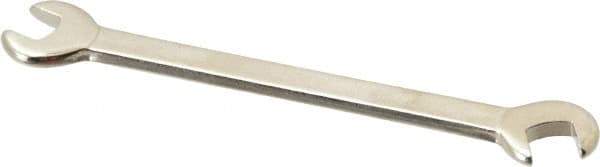 Proto - 13/64" x 15/64" Standard Ignition Open End Wrench - 3" OAL, Double End, Satin Finish, 15° & 60° Head Angle - Apex Tool & Supply