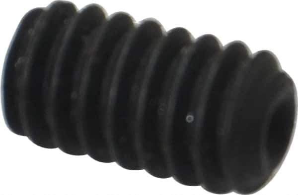 Value Collection - 1/4-20 UNC, 7/16" OAL, Cup Point Set Screw - Alloy Steel, 1/8" Key - Apex Tool & Supply