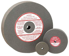 Cratex - 4" Diam x 1/2" Hole x 1/4" Thick, Surface Grinding Wheel - Silicon Carbide, Fine Grade, 5,250 Max RPM, Rubber Bond, No Recess - Apex Tool & Supply