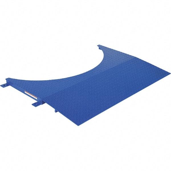 Vestil - 36" Long x 48" Wide x 2-3/8" High, Steel Stretch Wrap Machine Pallet Truck Ramp - 4,000 Lb Load Limit - Apex Tool & Supply