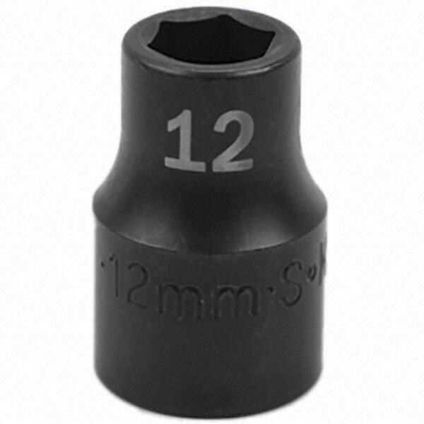SK - Impact Socket - 1/2"DR 12MM IMPACT SOCKET - Apex Tool & Supply