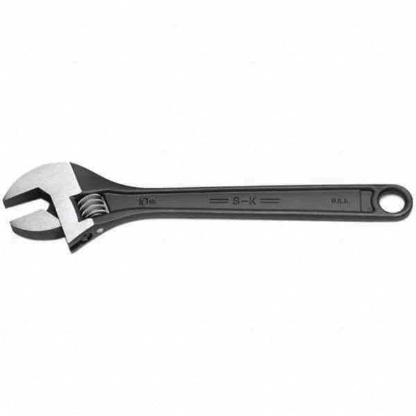 SK - Adjustable Wrench - Black Oxide Finish - Apex Tool & Supply