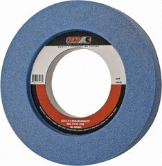 Camel Grinding Wheels - 12" Diam x 5" Hole x 2" Thick, H Hardness, 46 Grit Surface Grinding Wheel - Aluminum Oxide, Type 7, Coarse Grade, 2,228 Max RPM, Vitrified Bond, Two-Side Recess - Apex Tool & Supply