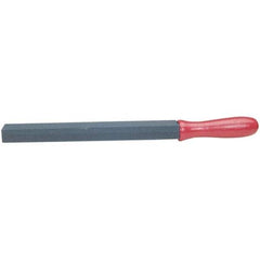 Norton - 10" Long x 1-1/4" Wide x 3/4" Thick, Silicon Carbide Sharpening Stone - Flat Stone, Coarse & Fine Grade - Apex Tool & Supply