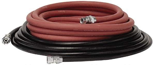 Binks - Paint Sprayer Hose with Fittings - 25 Ft. Fluid and Air Hose Asm with Fittings (2 Hose Set), Compatible with Pressure Tank and Spray Guns - Apex Tool & Supply