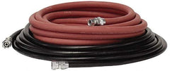 Binks - Paint Sprayer Hose with Fittings - 25 Ft. Fluid and Air Hose Asm with Fittings (2 Hose Set), Compatible with Pressure Tank and Spray Guns - Apex Tool & Supply