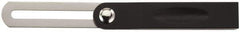 Stanley - 8" Blade Length, 5-1/2" Base Length x 3/4" Base Width Stainless Steel Square - Beveled Edge - Apex Tool & Supply