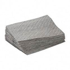 Brady SPC Sorbents - 30 Gal Capacity per Package, Universal Pad - 19" Long x 15" Wide, Polypropylene - Apex Tool & Supply