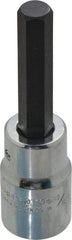 Proto - 1/2" Drive, 3/8" Hex Bit Socket - 3-1/4" OAL, 1-3/4" Bit Length - Apex Tool & Supply