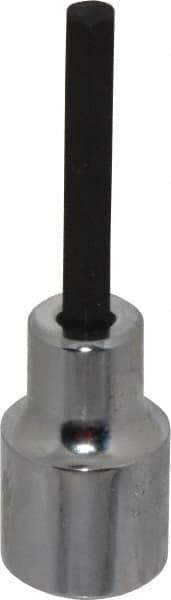 Proto - 1/2" Drive, 1/4" Hex Bit Socket - 3-1/4" OAL, 1-3/4" Bit Length - Apex Tool & Supply