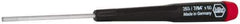 Wiha - 7/64" Precision Miniature Hex Driver - 2-23/64" Bade Length, Tapered Handle, 6-3/4" OAL - Apex Tool & Supply