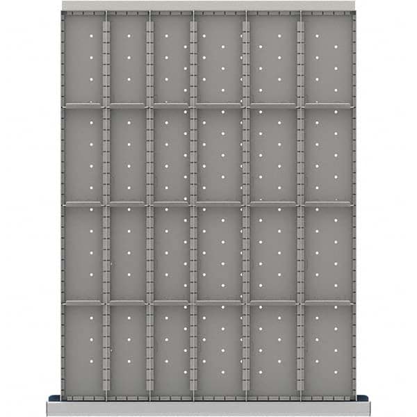LISTA - 24-Compartment Drawer Divider Layout for 3.15" High Drawers - Apex Tool & Supply