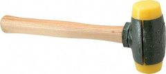Garland - 2-3/4 Lb Head 1-3/4" Face Plastic Split Head Hammer - 12-3/4" OAL, Wood Handle - Apex Tool & Supply