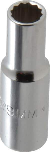Proto - 9/32", 1/4" Drive, Deep Hand Socket - 6 Points, 7/8" OAL, Chrome Finish - Apex Tool & Supply