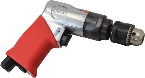 Sioux Tools - 3/8" Keyed Chuck - Pistol Grip Handle, 2,300 RPM, 0.33 hp - Apex Tool & Supply