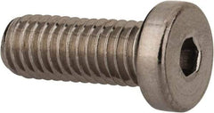 Value Collection - #10-32 UNF Hex Socket Drive, Low Socket Cap Screw - Grade 18-8 Stainless Steel, 1/2" Length Under Head - Apex Tool & Supply