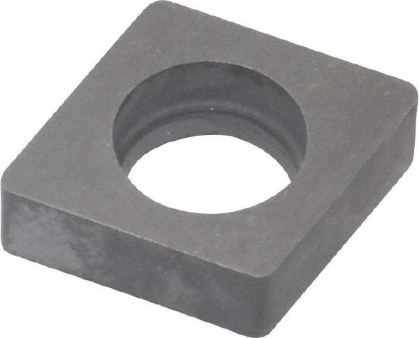 Kennametal - 7.52mm Inscribed Circle, Diamond (Shape) Turning Shim for Indexables - 0.19" Thick, ICSN Shim Style - Apex Tool & Supply