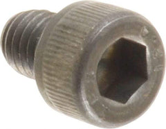Value Collection - M6x1.00 Metric Coarse Hex Socket Drive, Socket Cap Screw - Grade 12.9 Alloy Steel, Black Oxide Finish, Fully Threaded, 8mm Length Under Head - Apex Tool & Supply