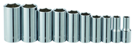 STANLEY® 3/8" Drive 10 Piece Fractional Deep Socket Set – 6 Point - Apex Tool & Supply