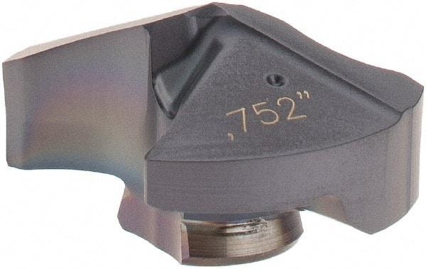 Iscar - Series IDI-SG, 19.1mm Diam Grade IC908 140° Replaceable Drill Tip - Carbide, TiAlN Finish, 19 Seat Size - Apex Tool & Supply