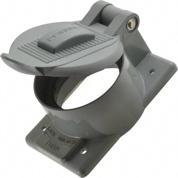 Hubbell Wiring Device-Kellems - Electrical Outlet Box Thermoplastic Weatherproof Cover - Apex Tool & Supply