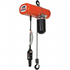 CM - 1/2 Ton Capacity 16 FPM Lift Speed 115V Electric Chain Hoist - Apex Tool & Supply