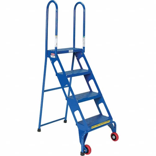 Vestil - 61-9/16" High 350 Lb Capacity 4 Step Foldup - Apex Tool & Supply