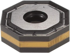 Iscar - ONMU080608 MM Grade IC5400 Carbide Milling Insert - TiCN/Al2O3/TiN Finish, 0.2362" Thick, 0.7953" Inscribed Circle, 0.8mm Corner Radius - Apex Tool & Supply