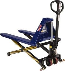 Value Collection - 3,000 Lb Capacity, 31-1/2" Lift Portable Tote Lifter - 3-1/2" Min Lift Height, 43" Fork Length x 27" Fork Width, 27" Overall Width - Apex Tool & Supply