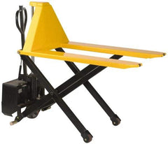 Value Collection - 3,000 Lb Capacity, 31" Lift Height, Battery Operated Lift - 3-1/3" Lowered Height, 13" Load Center, 43-1/4" Fork Length, 21" Overall Width - Apex Tool & Supply