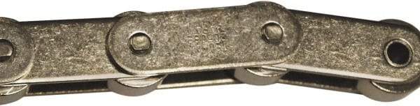 U.S. Tsubaki - 1-1/2" Pitch, ANSI C2062H, Oversize Double Pitch Roller Chain - Chain No. C2062H, 1,410 Lb. Capacity, 10 Ft. Long, 7/8" Roller Diam, 1/2" Roller Width - Apex Tool & Supply