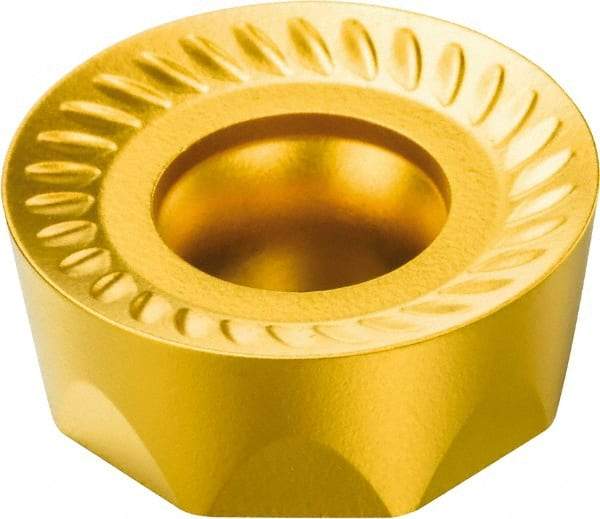 Sandvik Coromant - RCKT10T3M0 WM Grade 235 Carbide Milling Insert - TiCN/TiN Finish, 3.97mm Thick, 10mm Inscribed Circle - Apex Tool & Supply
