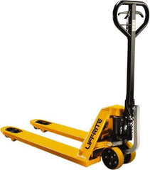 Lift-Rite - 5,000 Lb Capacity, 7-3/4" Lift Industrial Pallet Truck - 3" Min Lift Height, 48" Fork Length x 6-5/32" Fork Width, 27" Overall Width - Apex Tool & Supply