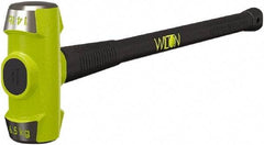 Wilton - 14 Lb Head, 30" Long Sledge Hammer - Steel Head, Steel Handle with Grip - Apex Tool & Supply