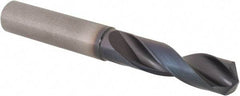 Sumitomo - 31/64" 135° Solid Carbide Screw Machine Drill Bit - TiAlCr/TiSi Finish, 1.8504" Flute Length, 3.937" OAL - Apex Tool & Supply