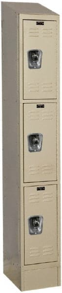 Hallowell - 3 Door, 3 Tier, Ready-Built Wardrobe & Box Lockers - Apex Tool & Supply