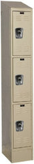 Hallowell - 3 Door, 3 Tier, Ready-Built Wardrobe & Box Lockers - Apex Tool & Supply